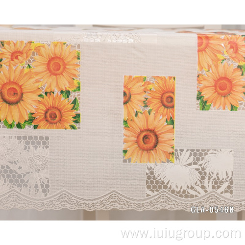 Home PVC Heart Tablecloths Print Roll Table Cloth